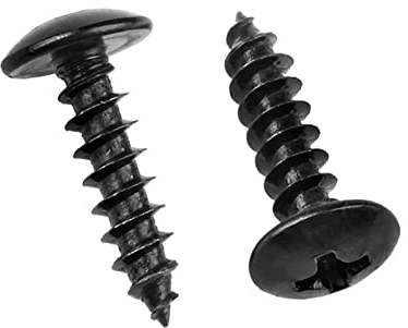 ORANXIN M4 x 8mm 100 Stk Kohlenstoffstahl Runder Kopf Holzschrauben Kreuzschlitz Mushroom Selbstschneidend Schrauben