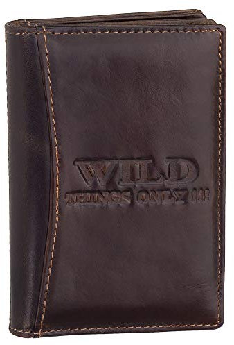 Ledershop24 Geschenkset - RFID & NFC Ausweisetui Leder Ausweismappe Ausweishülle Kreditkartenetui Kartenetui Führerschein Farbe Braun