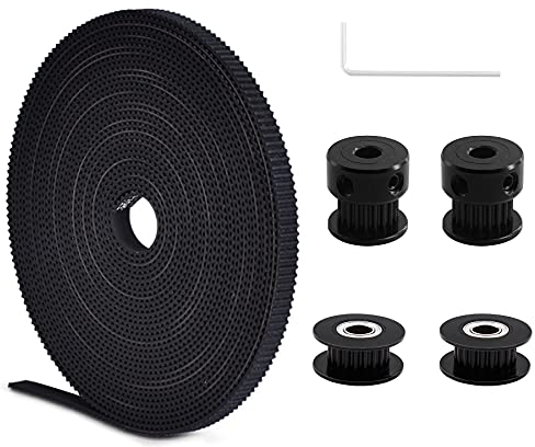 iMetrx GT2 riemen 10mm x 5M mit GT2 Zahnriemenscheibe für 3D Drucker GT2 riemen 10mm
