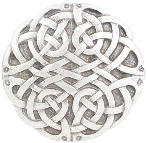 BELTINGER Gürtelschnalle Keltische Knoten 4,0 cm | Buckle Wechselschließe Gürtelschließe 40mm Massiv | LARP- und Mittelalter-Outfit