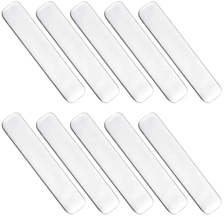 Mikiuly Gewichtetes Bleiband, Golf Lead Tape, Golf Bleiband Führen Klebeband Streifen Golf Blei Tape, Selbstklebende Golfblei Griffbänder fügen Gewicht zu Golfschlägern, 10 Stück