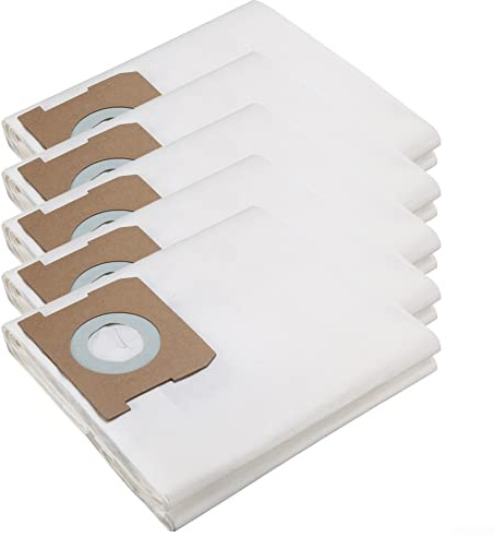 5 Vacuum Cleaner Bags for Kärcher WD1 Compact Battery Replaces 2.863-297.0