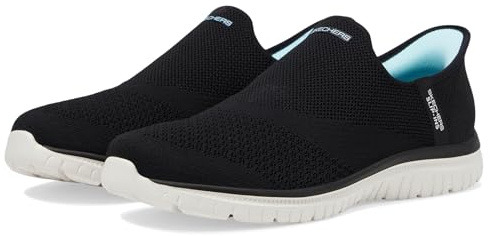 Skechers Baskets 104425 pour Femme, Tricot Noir., 40 EU