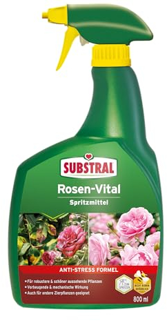Substral ROSEN-VITAL, 800ml - Spray zur Sofort-Hilfe bei bereits gestressten Pflanzen zur Stabilisierung