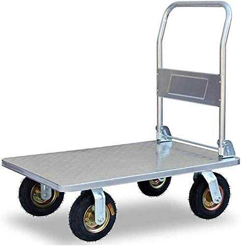 CCYENG Lagerregal Barm Silent Folding Platform Tieflader aus kaltgewalztem Stahl, elektrostatisches Spray, verschleißfest, rutschfest, Stoßdämpfer, 90 x 60 x 92 cm, G