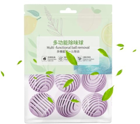 Palline antiodore per scarpe, palline per scarpe da ginnastica Deodoranti | forti - Deodorante per scarpe elimina odori da scarpe 6 pezzi,Set deodorante per scarpe, eliminatore di odori di piedi effici