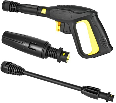 Pistolet de lavage haute pression 2175 PSI avec baguette d'extension, pour pistolet de rechange Karcher, pour nettoyeurs haute pression Karcher K2 K3 K4 K5 K6 K7