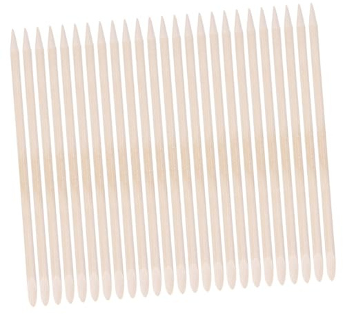 WRITWAA 50pezzi Bastoncini Arancio Per Cuticole Strumenti Manicure Leggeri Per Rimozione Morta e Pulizia Unghie Per Uso Professionale e Domestico Nail Cleaning Stick Multiuso