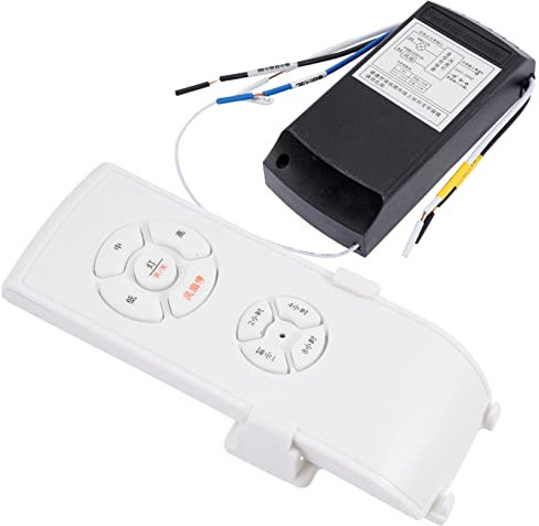 DIYEAH Ricevitore Telecomando Per Ventilatore Da Soffitto Funzione Temporizzazione Velocità Per Lampada Ventilatore Da Soffitto