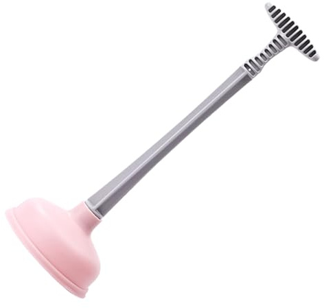 SOPOTUTU Stantuffo per Scarico con Lungo Ventosa Potente per Sbloccare WC e Lavandini Pulizia per Cucina e Bagno Impugnatura Ergonomica Antiscivolo Adatto Scarichi Domestici e Ristoranti