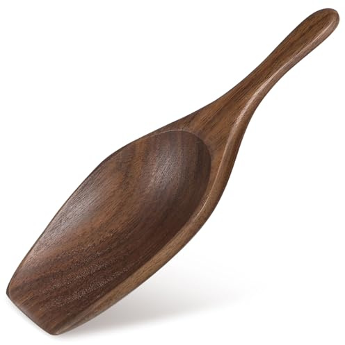 Toyvian Cucharita de Madera Práctica y Café Pala de Nogal Negro Norteamericano Accesorio Ecológico para Cocina Utensilio y Ergonómico para Infusiones y Café
