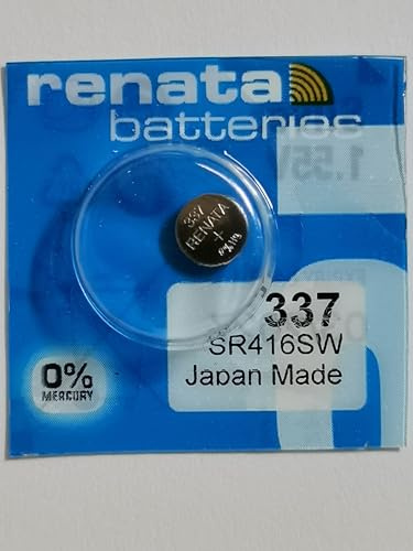 Renata / Swatch Group - Knopfzelle Silberoxid 337 RENATA 1.55V 8mAh - Blister(s) x 1