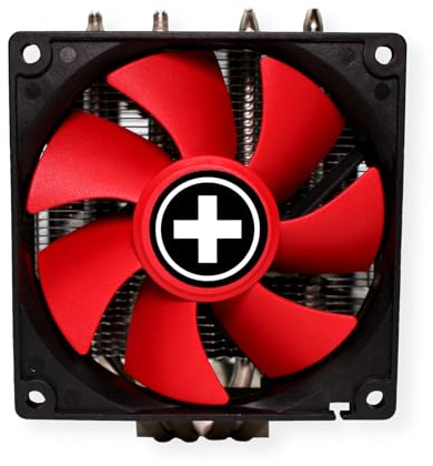 Xilence M504D AMD och Intel Tower CPU-kylare, AM5/AM4, LGA 2066/2011/1700/1200/1151/150/1155/1156, 180 W TDP, tyst 2 x 92 mm PWM-fläkt, perfekt för höga kylkrav i spel/ström. aming, svart