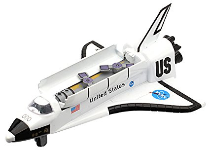 Keycraft, Space Shuttle pressofuso realistico e resistente, grande (20 cm)