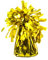 PartyDeco Paquete de 4 pesos para globos de helio color dorado, 130 g