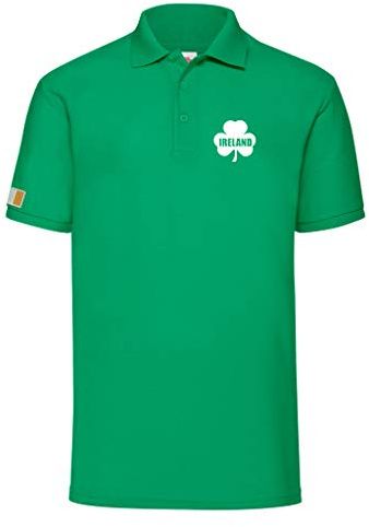 Super Lemon Polo de rugby Irlande – Design rétro vintage exclusif pour enfants, chemise verte unisexe pour garçons et filles, idéal pour les jeunes fans de rugby des 6 nations et de la coupe du monde,