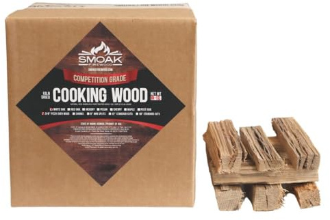 Smoak Firewood Cooking Wood Mini Splits - USDA Certified Kiln Dried (Red Oak, 5-6in Tiny Pizza Oven Wood) for Portable Pizza ovens (729 Cubic Inches)