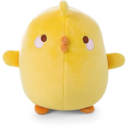 NICI Peluche Piu Piu Molang 12 cm I Favori des Réseaux Sociaux et Star de la Télé à câliner, pour Jouer et à Aimer I Peluches Kawai – 47744, Jaune