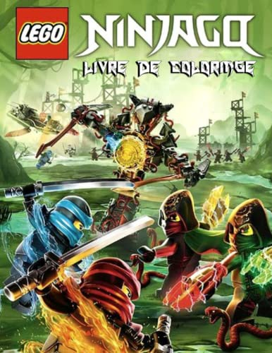 Ńinjago livre de coloriage: 30 pages à colorier de qualité supérieure pour enfants et adultes à colorier avec des lieux et des personnages magiques. Un super cadeau pour garçons et filles