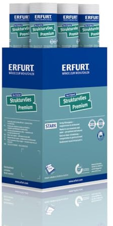 Erfurt Strukturvlies Premium 502 Vliestapete 10.05X0.53 Fertigtapete 6 Rollen 1004391