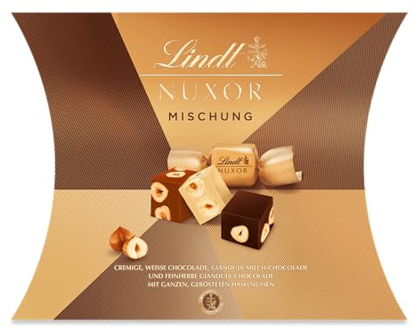 Lindt Schokolade | NUXOR Mischung, 206g Kissen, Geschenk