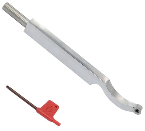 Drechselwerkzeug aus Hartmetall, Mini-Radius-Hohlmeißel, Drehmeißel-Werkzeugstange mit 7,87 Zoll und Ci3-Hartmetalleinsatz (12 mm) for Holzbastler, Heimwerker oder Tischler, Griff nicht im Lieferumfan