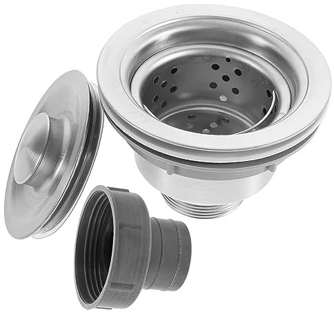 OSALADI 1set Kitchen Sink Strainer Assembly for Drainage Easy Installation and Filtration for Home and Restaurant Use