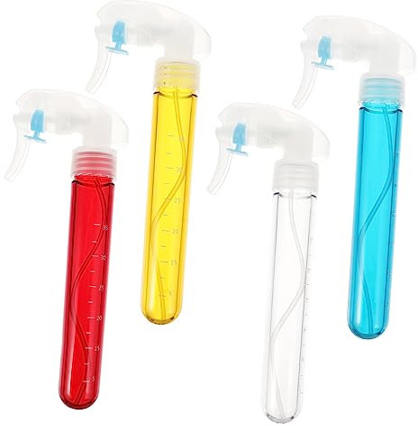 HAPINARY 4 Piezas Botella De Spray Para Peluquería Pulverizador De Agua Para Cabello Herramienta De Peluquería Botella Rociadora Para Barbería