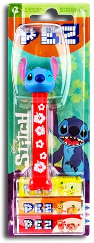 1 x PEZ Spender PEZ Spender Stitch Aloha inkl. 2 Päckchen fruchtigen Bonbons 17g