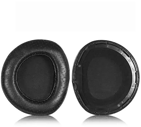 Ersatz-Ohrpolster aus Schaumstoff, kompatibel mit Sennheiser H800 HD 800 Kopfhörern, Reparaturteil, schwarzes Lammfell