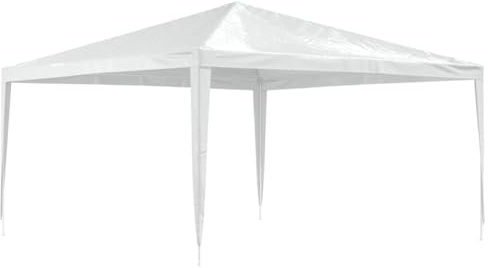 Tonnelle de Jardin, Tente de Réception Pavillon Barnum de Jardin 4x4 m Blanc