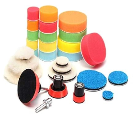 DSXDASXI Auto Drilling Accessories Polishing Pad Cushion Backing Foam and Woolen for Subaru for BRZ 16-19 for Impreza 18-19 for Legacy 18-19 for Outback 18-19 for WRX 18-19