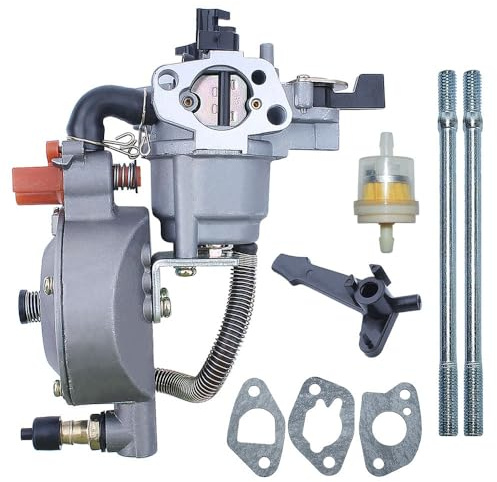 Carburatore olio Motori Benzina Carburatore Con Bullone Guarnizione Kit Filtro Carburante Per GX200 Per GX160 Per GX 160 200 Motore Per Tosaerba Motore Di Ricambio