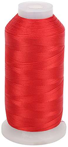 Symaskinstråd Professionell kvalitet Lågbrott Smidig smörjighet Brodertråd för hemsömnad och handsömnad Polyester 1 st. (Röd)