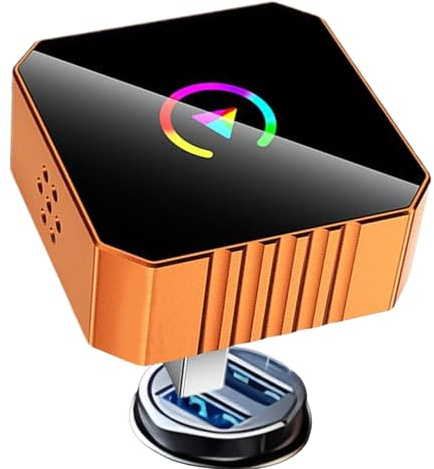 Adaptador inalámbrico para coche, reconexión automática inteligente, mini convertidor inalámbrico de teléfono para automóvil, sedán, camioneta, remolque, RV