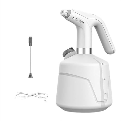 Pulverizador eléctrico, botella de pulverización automática de gran capacidad de 2 litros con tubo de extensión y batería de larga duración, regadera portátil para jardinería, riego de plantas