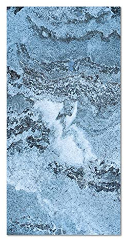 Panorama Alfombra Vinílica Cocina Baño - Modelo Mármol Azul 60x110 cm - Varios tamaños - Decoración Hogar