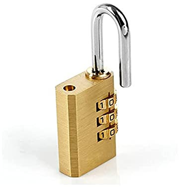 Lucchetto Armadietto Palestra, Lucchetto Combinazione, Lucchetto TSA Per Valigia, Lucchetto Piccolo Anello 20mm (3 Cifre)