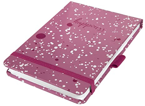 SIGEL JN338 Notizblock A6+, dotted, violett, Reporterblock Jolie, Hardcover, 79 Blatt, aus nachhaltigem Papier