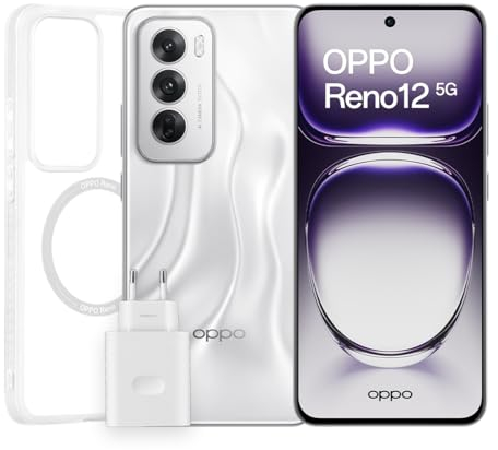 OPPO Reno12 Pro 5G + Pack de Lanzamiento - Smartphone Libre con IA, 24GB (12GB+12GB) +512GB, Pantalla 3D AMOLED 6.7, Cámara 50+8+50 MP, Android, Vídeo 4K, Batería 5000mAh, Carga 80W - Nebula Silver