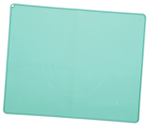 HOLIDYOYO Tagliere in silicone tappetino da forno di pane Cottura al forno pad per impastare tappetino da cucina pastiglie per impastare tappetino in silicone da cucina Gel di silice Verde