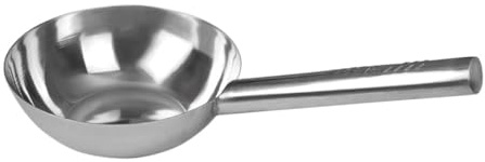 GLEAVI Cucharón Mango Ergonómico y Reforzado para Servir Sopa y Agua de Acero Inoxidable en Cocina y Hotel