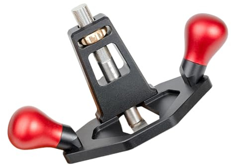 Yardenfun Pialla Manuale la Lavorazione del Legno con Lama Regolabile e Limitatore di Profondità, Pialla Smussatrice Portatile per Bordi, Utensile Leggero per Rifiniture Precise