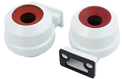 Aexit 2 pcs G13-F41-2 culot de lampe étanche à la lumière G13 Support blanc PA340517Y335805W