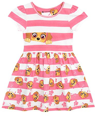 PAW PATROL Kleid | Baumwolle Sommerkleid Mädchen Skye Kleider für