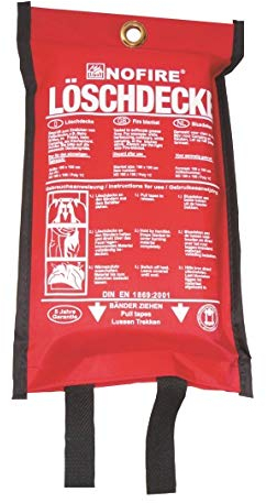 NOFIRE NO 120x180 Poly/1C Coperta antincendio 120 x 180 cm, in Sacchetto di plastica, Multicolore