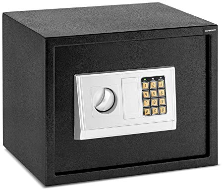 Stamony ST-ES-300 Möbeltresor 38 x 30 x 30 cm Tresor Safe Schranktresor Geldschrank Tresor mit Zahlenschloss