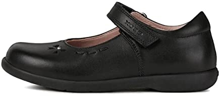 Geox Girls J Naimara Ballerina, Black, 2.5 UK Child