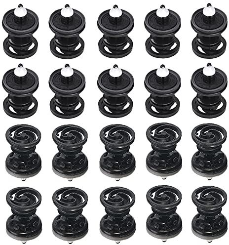 20 Pezzi di Elementi di Fissaggio per Porte Interne Dell'Auto, Clip di Fissaggio, Staffe Decorative, Set di Rivetti con Strumenti di Sblocco, Set di Pezzi di Ricambio Bef per auto 7L6868243