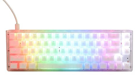 Ducky One 3 Aura White SF Gaming Tastatur, RGB LED - MX-Brown (US)